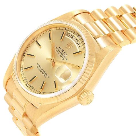 gold men's rolex|18 karat gold rolex watch.